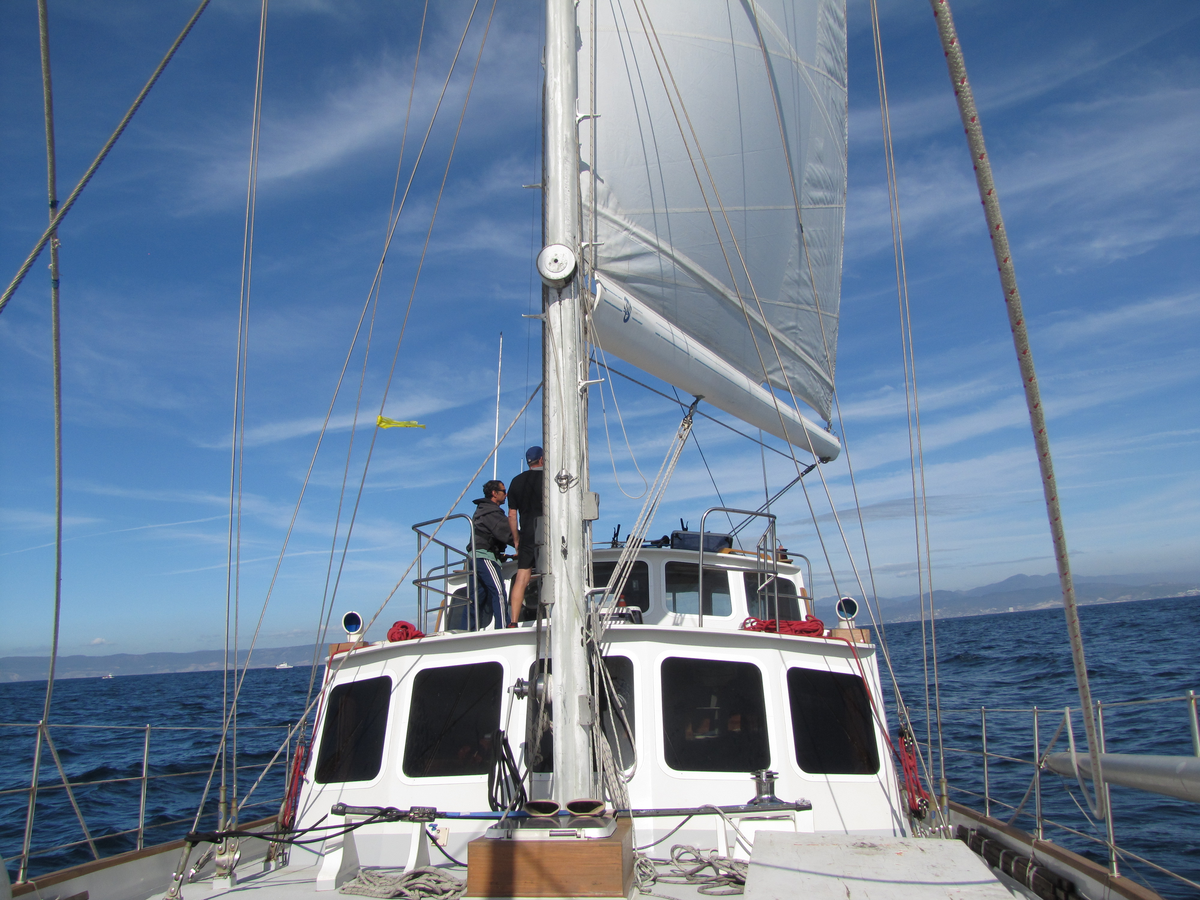 70' Custom Centre Cockpit Pilot House Steel Cutter Motorsailer